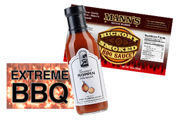 BBQ Barbecue Sauce Labels